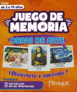 Juego de Memoria Obras de Arte