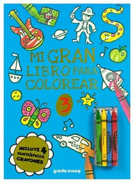 Mi Gran Libro Colorear 3. Azul