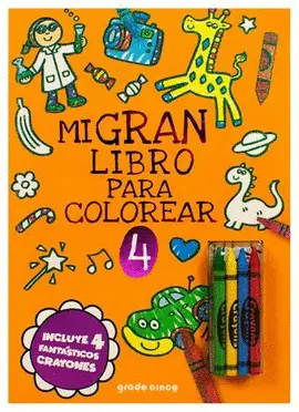 Mi Gran Libro Colorear 4. Naranja