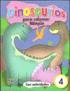 Dinosaurios para Colorear 4 (Bilingüe)