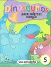 Dinosaurios para Colorear 5 (Bilingüe)