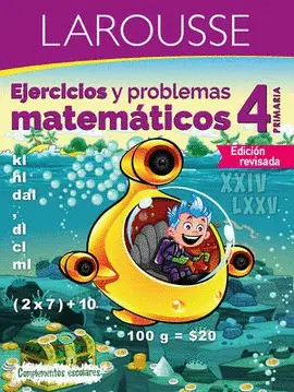Ejercicios y Problemas Matemáticos 4 Primaria
