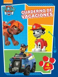Cuaderno de Vacaciones 4 Años (Paw Patrol)