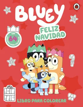 Bluey. Feliz Navidad, Libro para Colorear