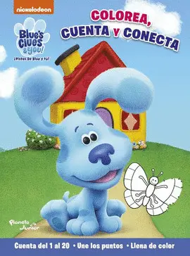 Pistas de Blue y Tú, las. Colorea, Cuenta y Conecta