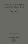 Norma para el Pensamiento: la Poesía de Alfonso Reyes I (1905-1924)