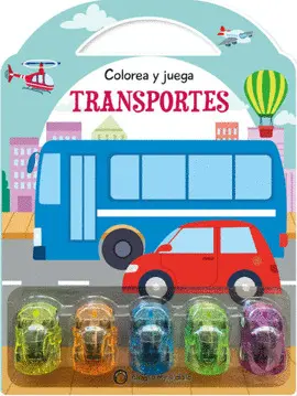 Colorea y Juega. Transportes