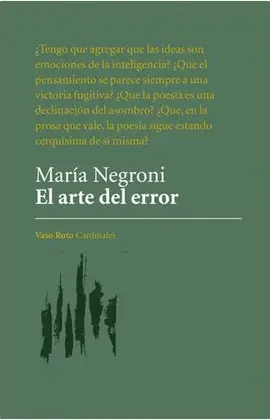 Arte del Error, el
