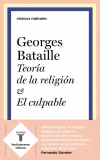 Teoría de la Religión. El Culpable