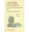 Antología de la Poesia Española e Hispanoamerica