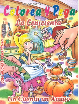 Colorea y Pega, la Cenicienta