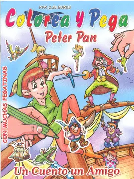 Colorea y Pega. Peter Pan