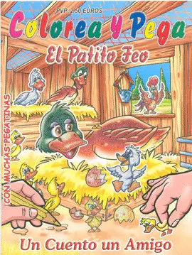 Colorea y Pega, el Patito Feo