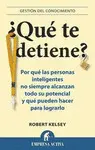 ¿Qué te Detiene?