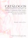 Catálogos de Documentos de Arte 25