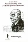 Prosa Temprana y Obras Postumas Publicadas en Vida (4 Tomos)