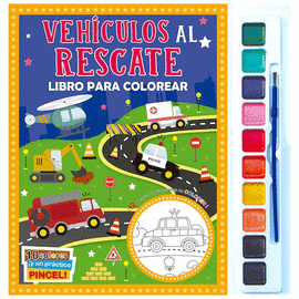 VEHCULOS AL RESCATE. LIBRO PARA COLOREAR