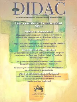 DIDAC NO. 75 ENERO-JUNIO 2020