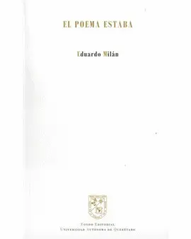 POEMA ESTABA, EL POEMA ESTABA, EL