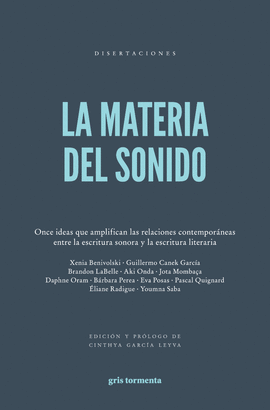 MATERIA DEL SONIDO, LA