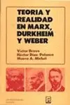 Teoria y Realidad en Marx, Durkheim y Weber