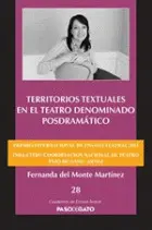 TERRITORIOS TEXTUALES EN EL TEATRO DENOMINADO POSDRAMÁTICO