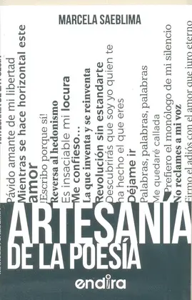 ARTESANÍA DE LA POESÍA