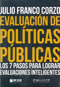 EVALUACIÓN DE POLÍTICAS PÚBLICAS EVALUACIÓN DE POLÍTICAS PÚBLICAS
