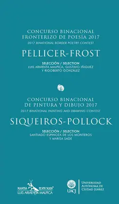 PELLICER-FROST. CONCURSO BINACIONAL DE POESÍA PELLICER-FROST. CONCURSO BINACIONAL DE POESÍA