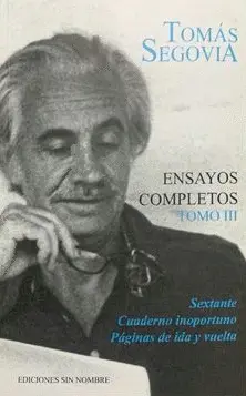 ENSAYOS COMPLETOS. TOMO III ENSAYOS COMPLETOS. TOMO III
