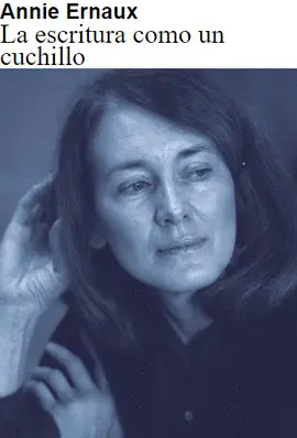 ESCRITURA COMO UN CUCHILLO, LA