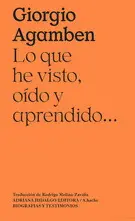 LO QUE HE VISTO, OÍDO Y APRENDIDO