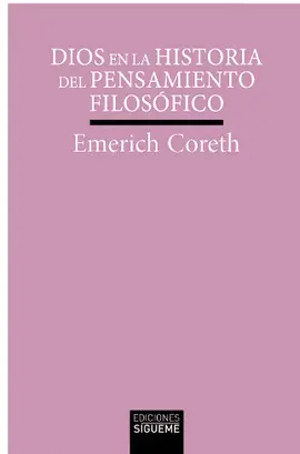 DIOS EN LA HISTORIA DEL PENSAMIENTO FILOSÓFICO DIOS EN LA HISTORIA DEL PENSAMIENTO FILOSÓFICO