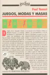 Juegos, Modas y Masas