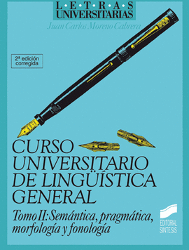 CURSO UNIVERSITARIO DE LINGÜISTICA GENERAL. TOMO II
