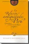 RELACION DE ANTIGUEDADES DESTE REYNO DEL PIRU