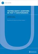TESTING-QUEST: AUDITORÍA DE TEST Y CUESTIONARIOS TESTING-QUEST: AUDITORÍA DE TEST Y CUESTIONARIOS