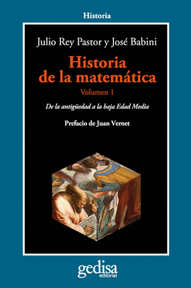 HISTORIA DE LA MATEMTICA. VOLUMEN 1