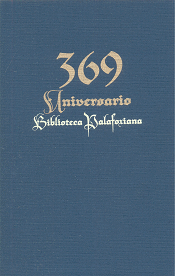 369 ANIVERSARIO BIBLIOTECA PALAFOXIANA