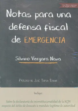 NOTAS PARA UNA DEFENSA FISCAL DE EMERGENCIA