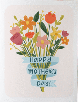 TARJETA FELIZ DA DE LAS MADRES RAMO