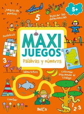 Maxi Juegos. Palabras y Números (5 Años)