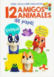 12 Amigos Animales de Papel. Bosque