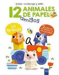 12 Amigos Animales de Papel. Granja