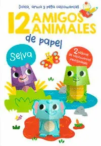12 Amigos Animales de Papel. Selva