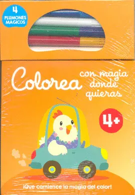 Colorea con Magia Donde Quieras 4 + Gallina