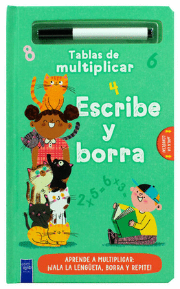 TABLAS DE MULTIPLICAR. ESCRIBE Y BORRA