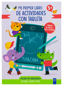 MI PRIMER LIBRO DE ACTIVIDADES CON TABLETA 5+: (VIOLETA)