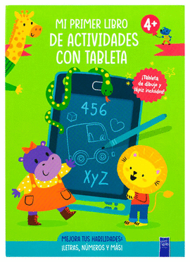 MI PRIMER LIBRO DE ACTIVIDADES CON TABLETA 4+ (VERDE)