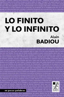 Lo Finito y lo Infinito